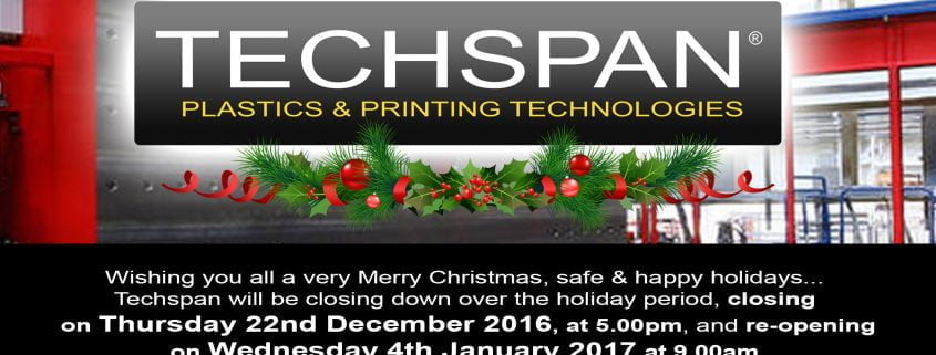 Christmas shutdown flyer