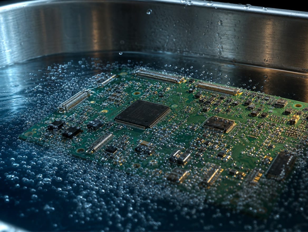 Ultrasonic cleaning for Electronics & PCBs